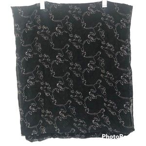Disney Loungefly The Lion King Simba Black White Infinity Scarf